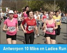Antwerpen 10 Miles en Ladies Run